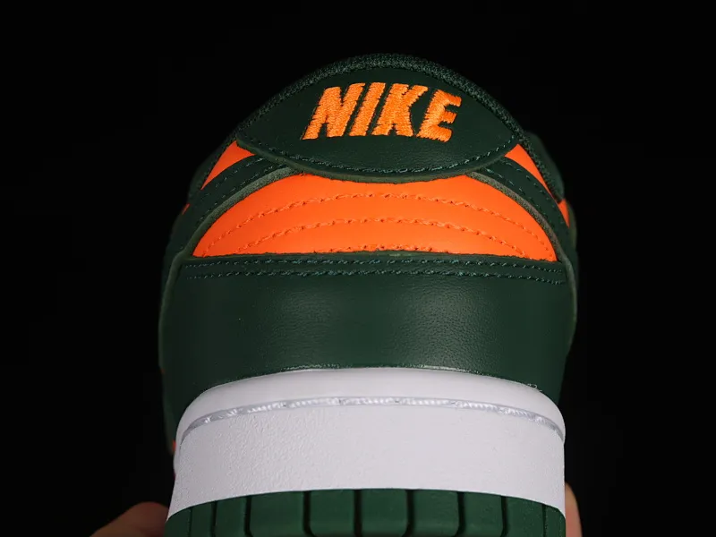All categories Nk SB Dunk series Nk SB Dunk Low low-top sneakers C version Nk SB Dunk Low "Miami Hurricanes" orange green SB low-top casual sneakers DD1391-300